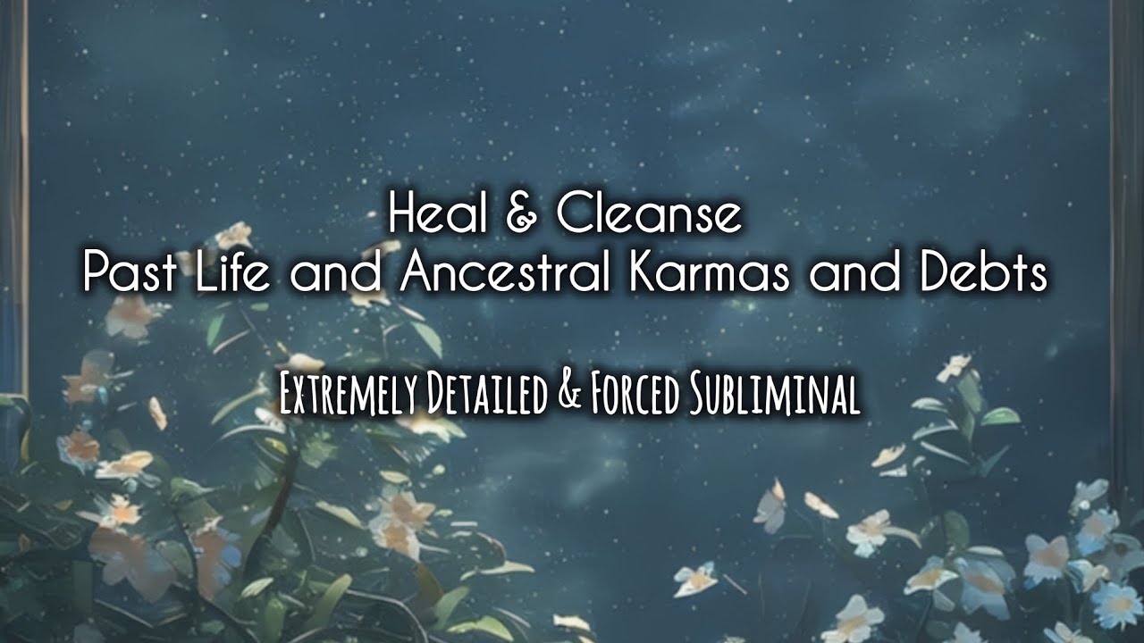 Heal & Cleanse Past Life and Ancestral Karmas and Debts | Extremely Detailed and Forced Subliminal