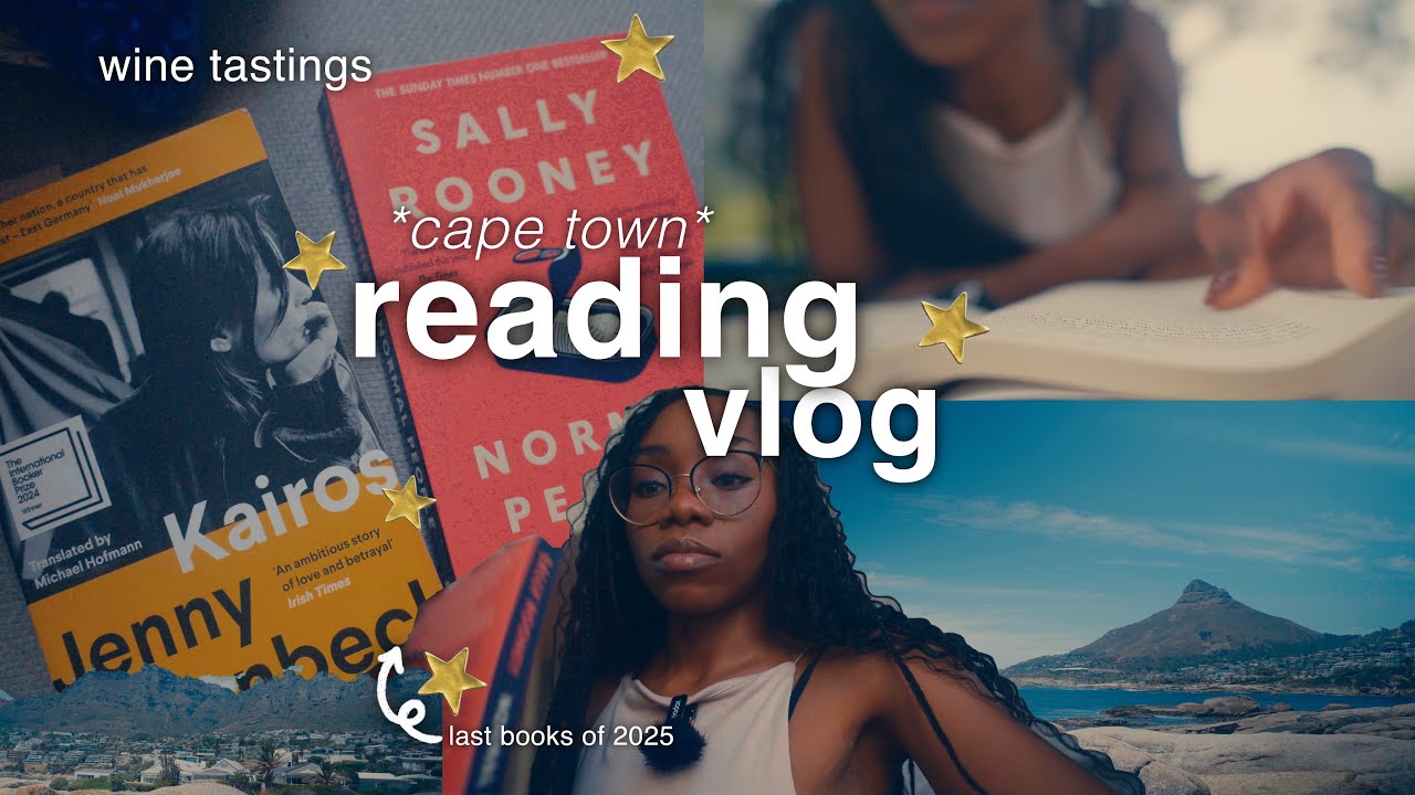 Cape Town Reading Vlog ⛰️ 🌊 Read with Me on Vacation !📖