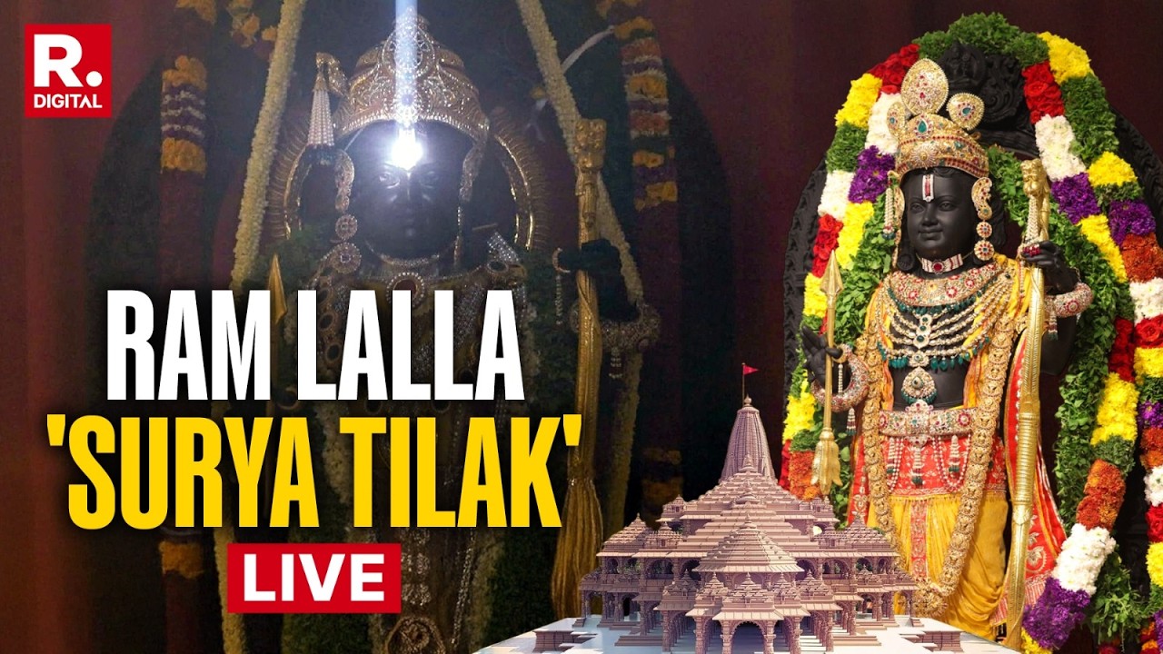 Ayodhya LIVE: Ram Lalla 'Surya Tilak' On The Occasion Of Navami 2026 | Shri Ram Janmabhoomi Temple