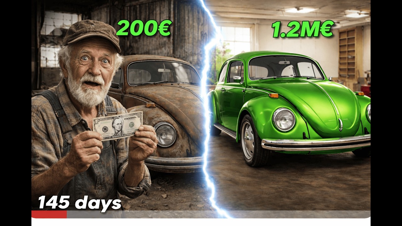 ASMR Car Restoration | Satisfying Full Volkswagen Beetle Transformation to Like New