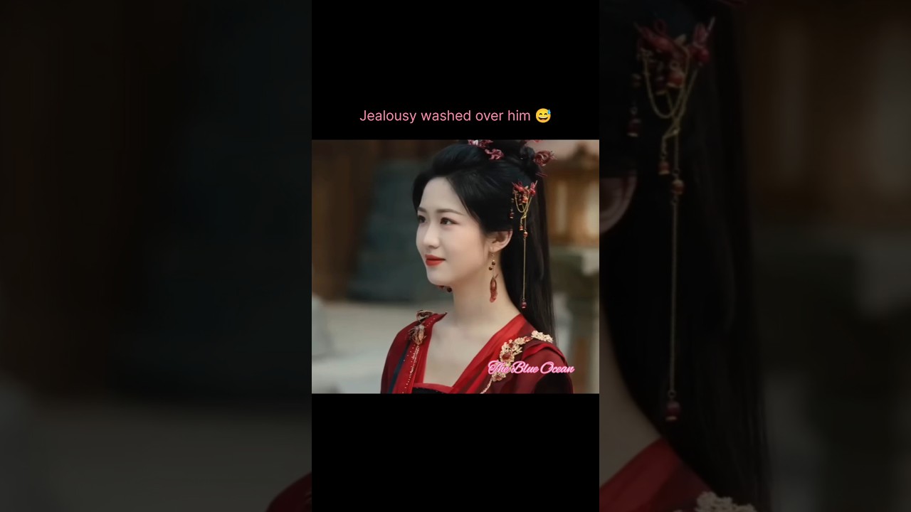Jealousy washed over him 😅💚 ||#dengwei #juliaxiang # Love of divine tree 🍁
