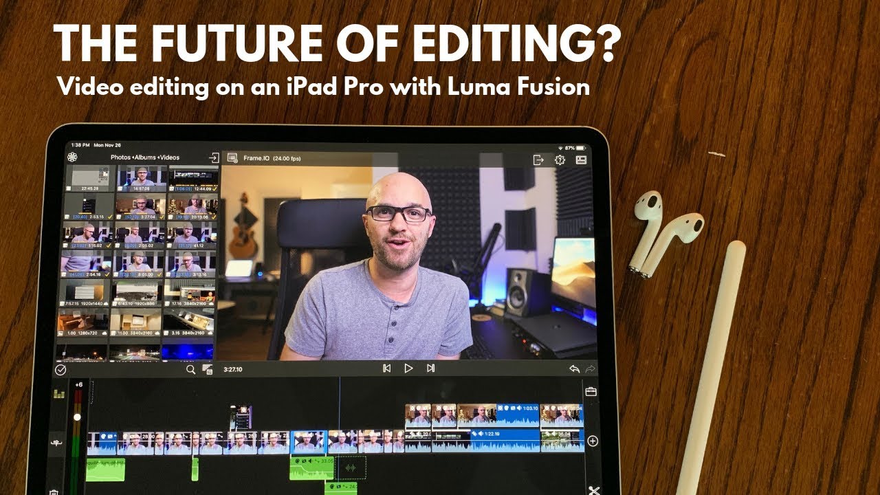 Editing my first entire video on an iPad. Is this the future?