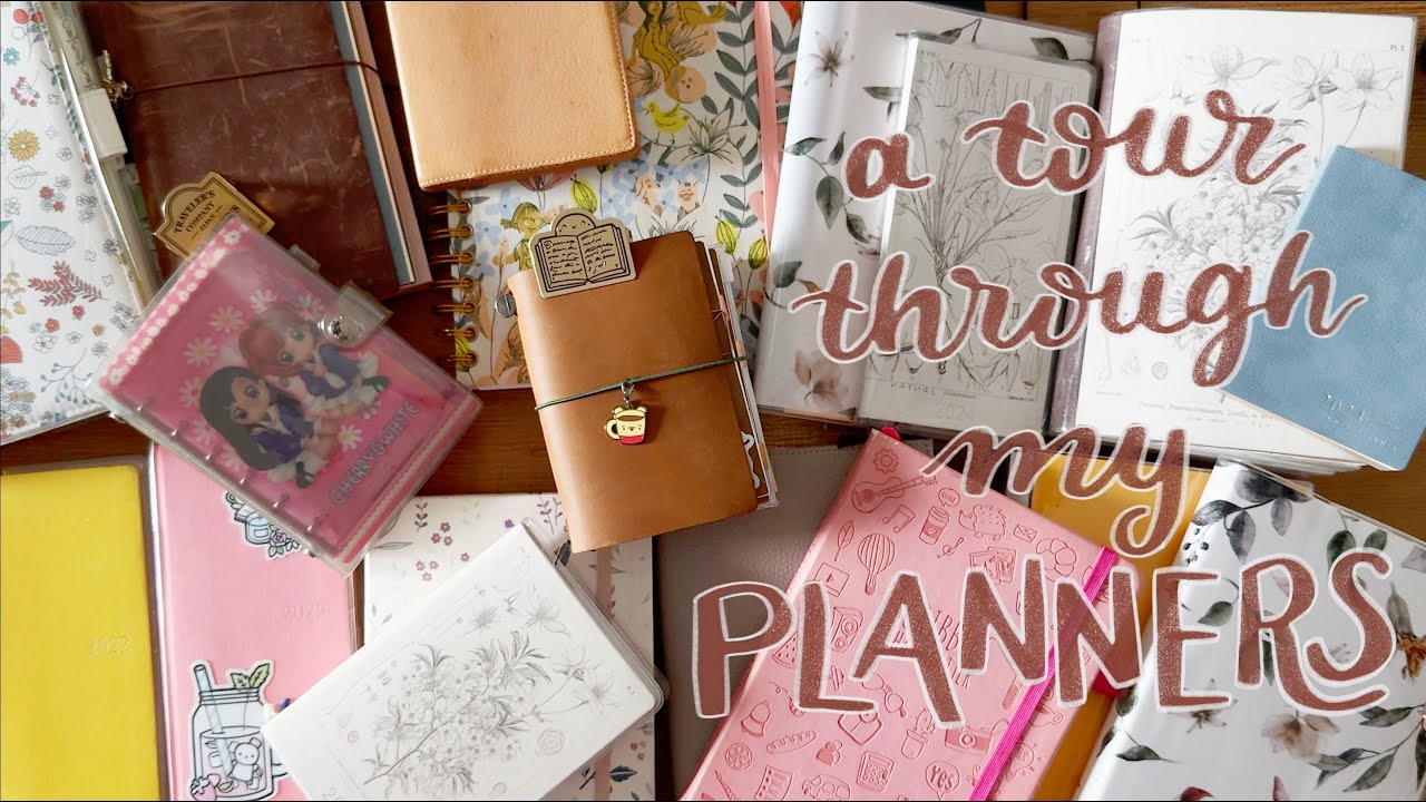 A Tour Through My Planners | Bullet Journals, Hobonichi, Sterling Ink + Traveler's Company 📚🖋️
