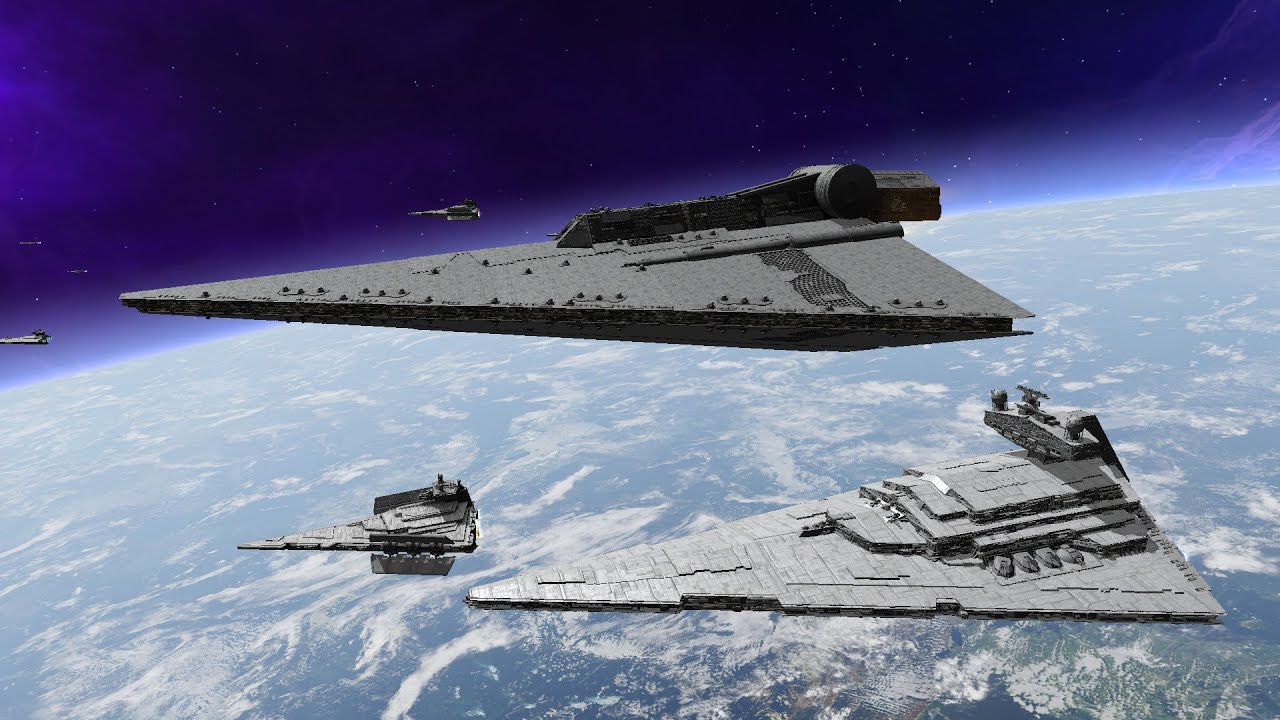 Praetor Battlecruiser vs Rebel Fleet - Star Wars: Empire At War Remake NPC Battle
