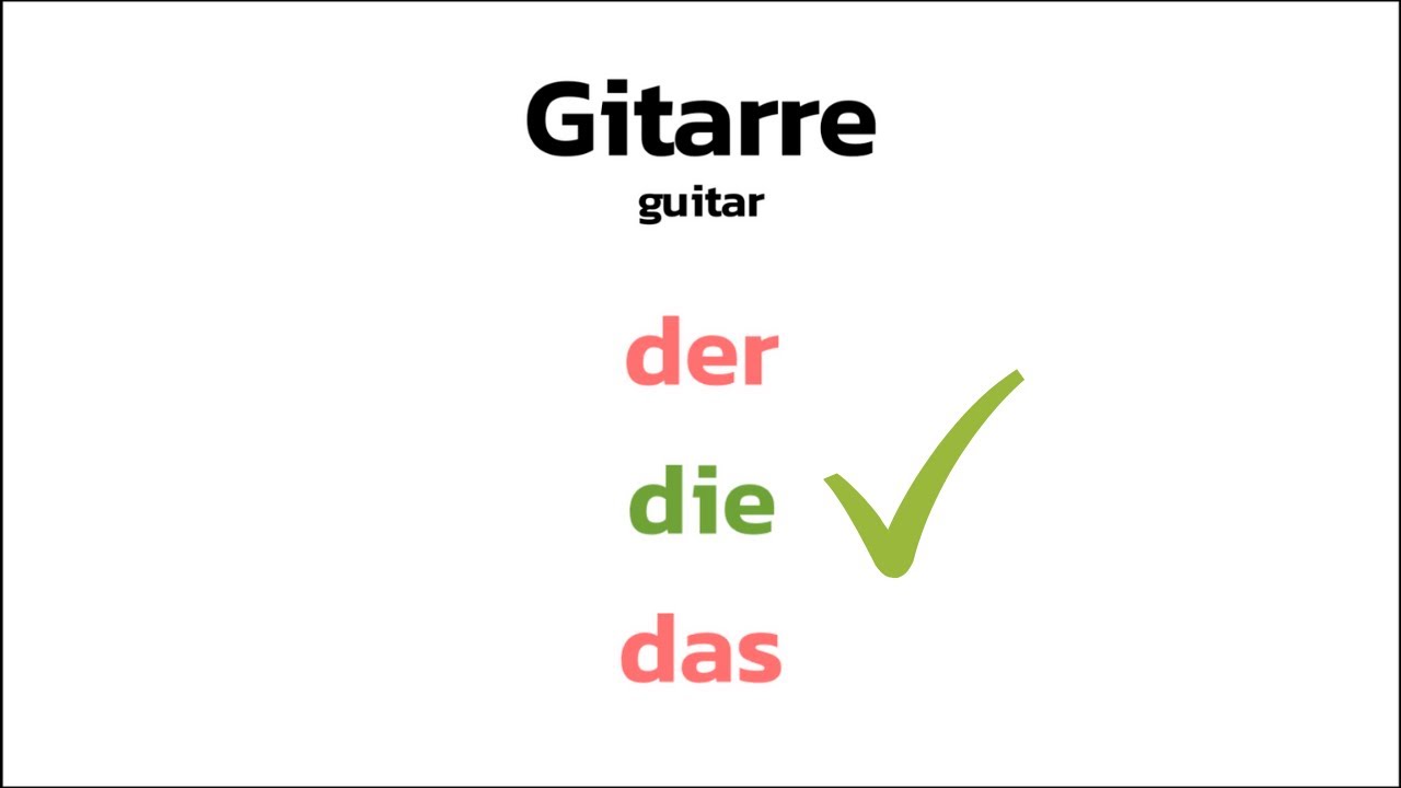 German Quiz: Deutsche Artikel - der, die, das? | Beginners