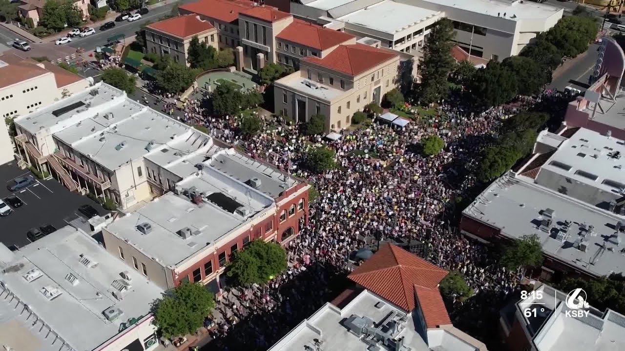 Thousands attend No Kings Rally in San Luis Obispo
