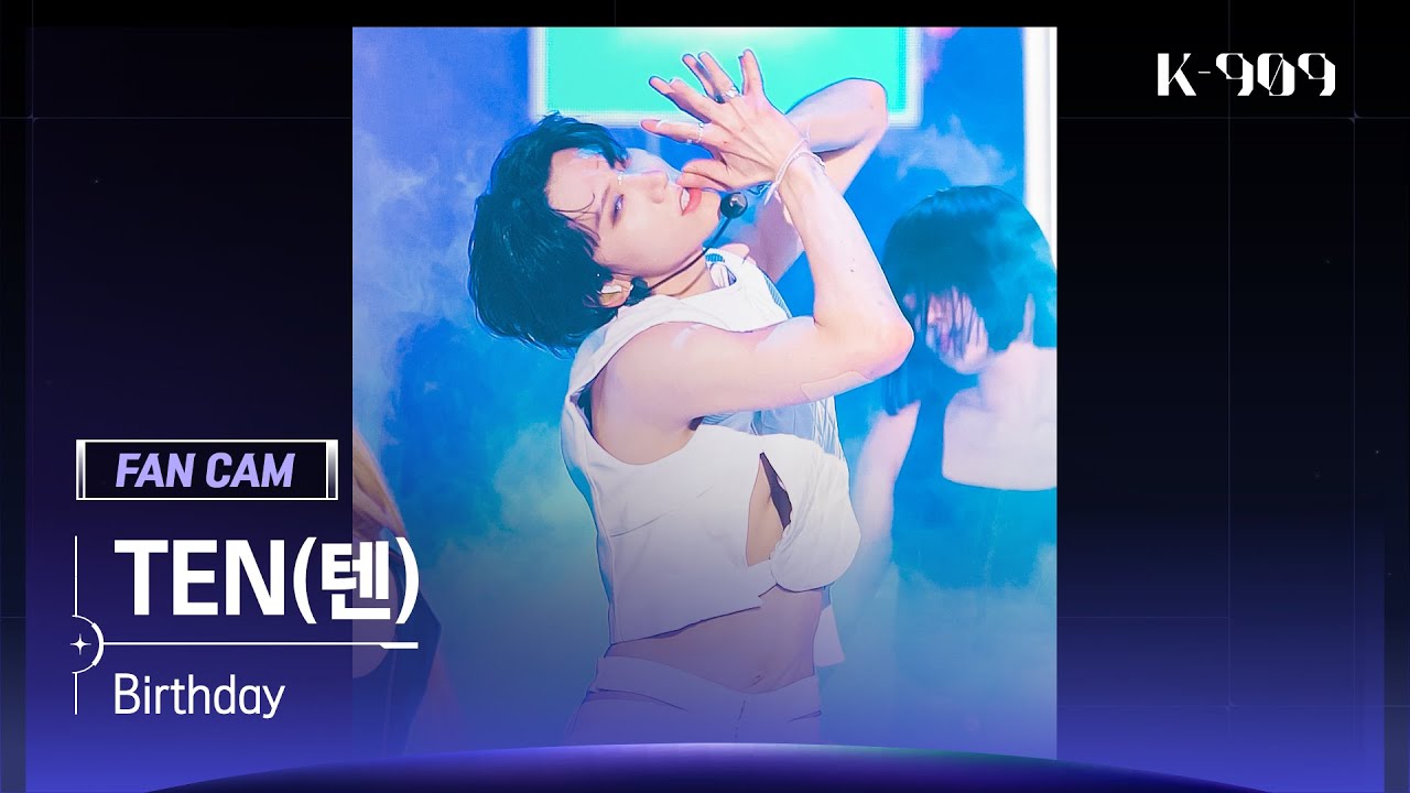 [909 직캠 4K] WayV TEN(텐) 세로캠 'Birthday' (TEN FanCam) | @JTBC K-909 221119