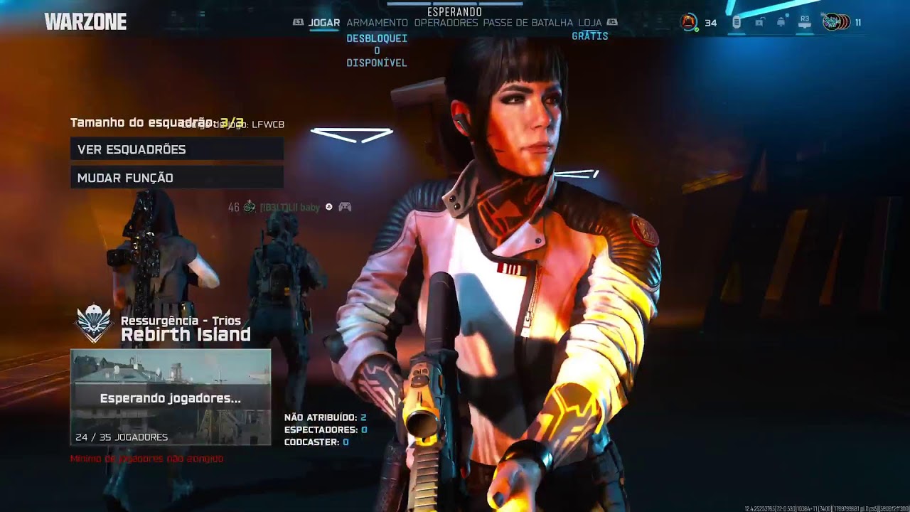 PERSONALIZADA ON ABERTA EM REBIRTH