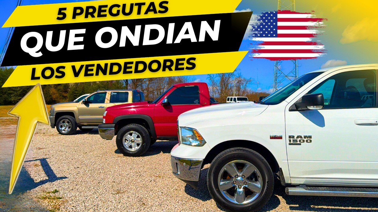 ‼️¿CÓMO COMPRAR una CAMIONETA con POCO DINERO en USA 2026?‼️