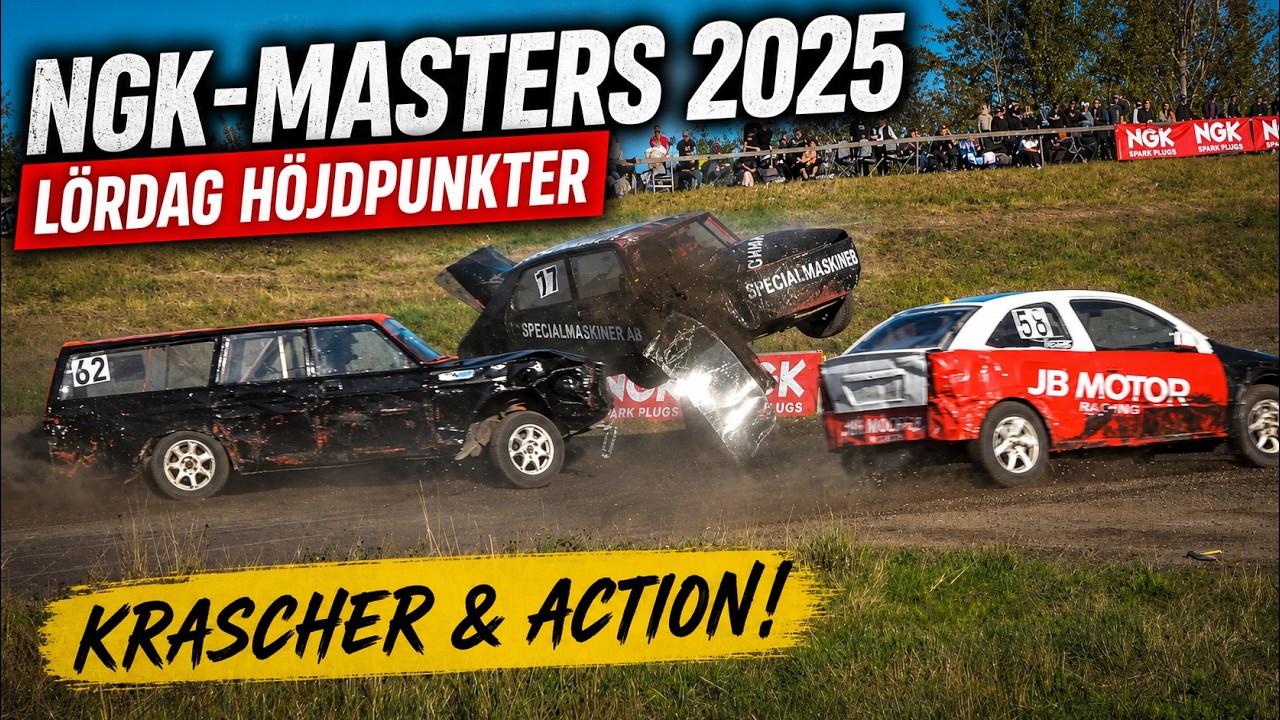 NGK-Masters 2025 | Lördag höjdpunkter - krascher & action!