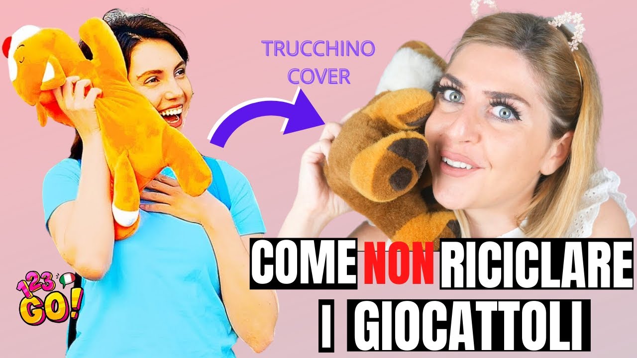 123 GO reaction😂! Come NON RICICLARE i GIOCATTOLI 😱 Povero Trucchino