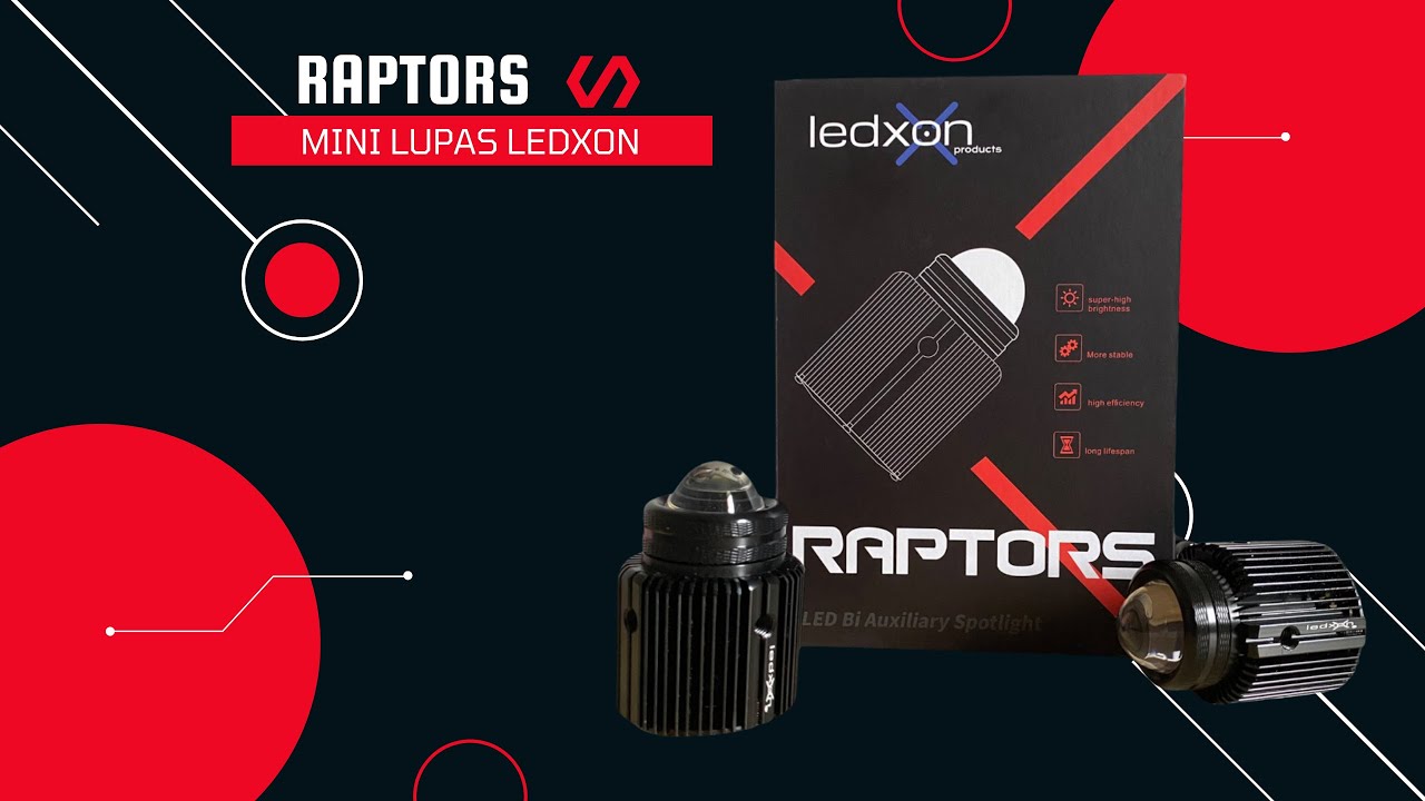 MINI LUPAS RAPTORS: Probamos estas nuevas lupas LEDXON. Mira el resultado