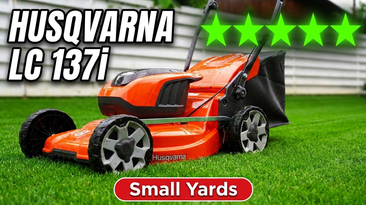 Husqvarna LC 137i — лучшая аккумуляторная газонокосилка для небольших участков?