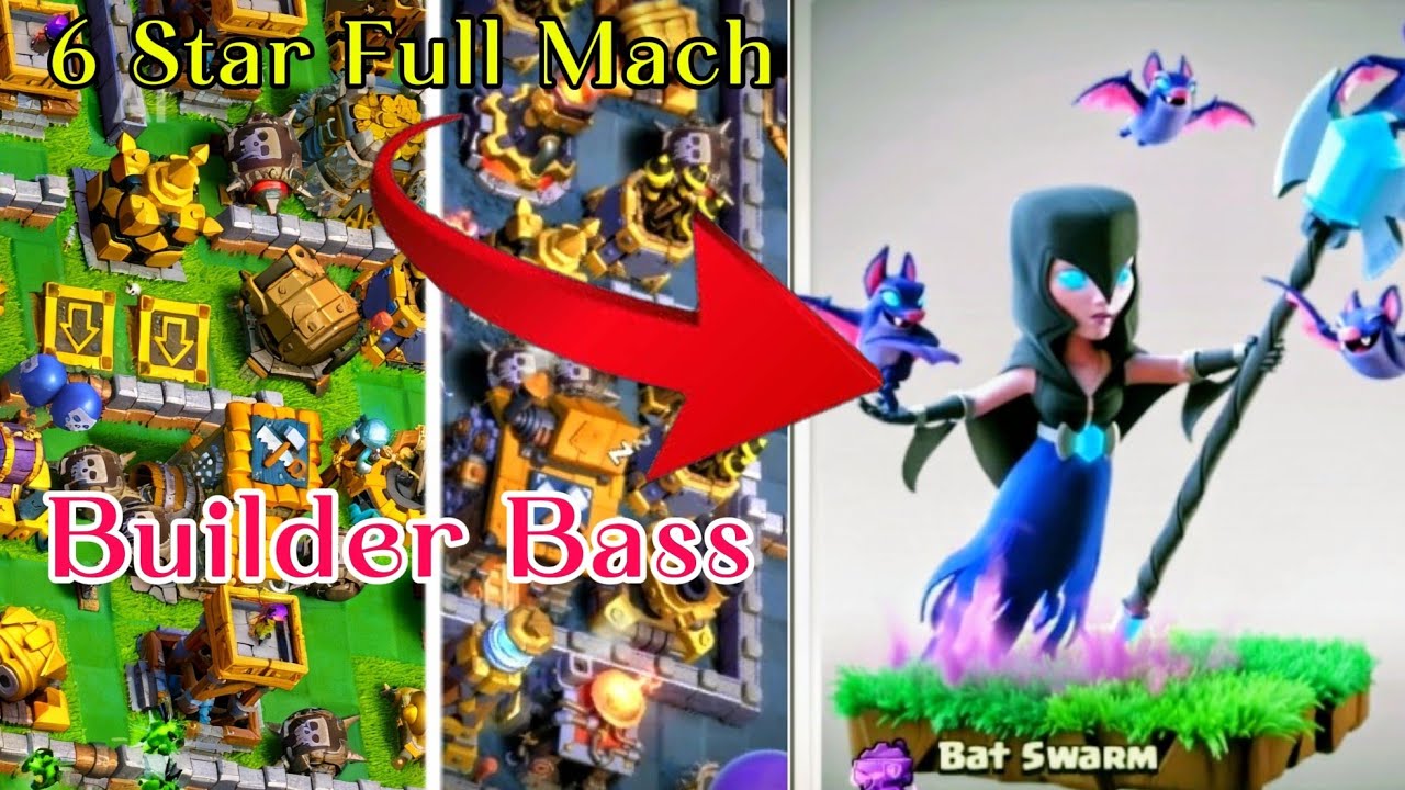 Builder base  6 STAR EASY ATTACK ARMY  Strategy  (CLASH OF CLAN) 2026