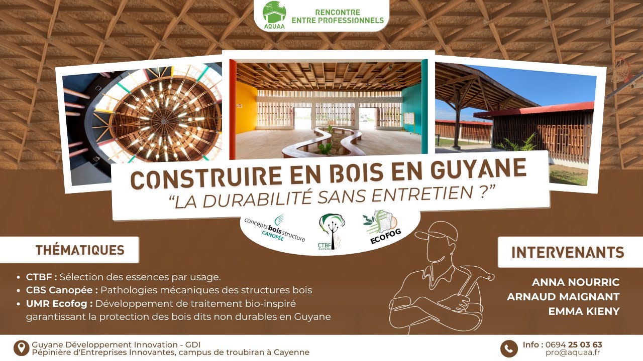 Rencontre Entre Professionnels : La durabilité de la construction bois en Guyane