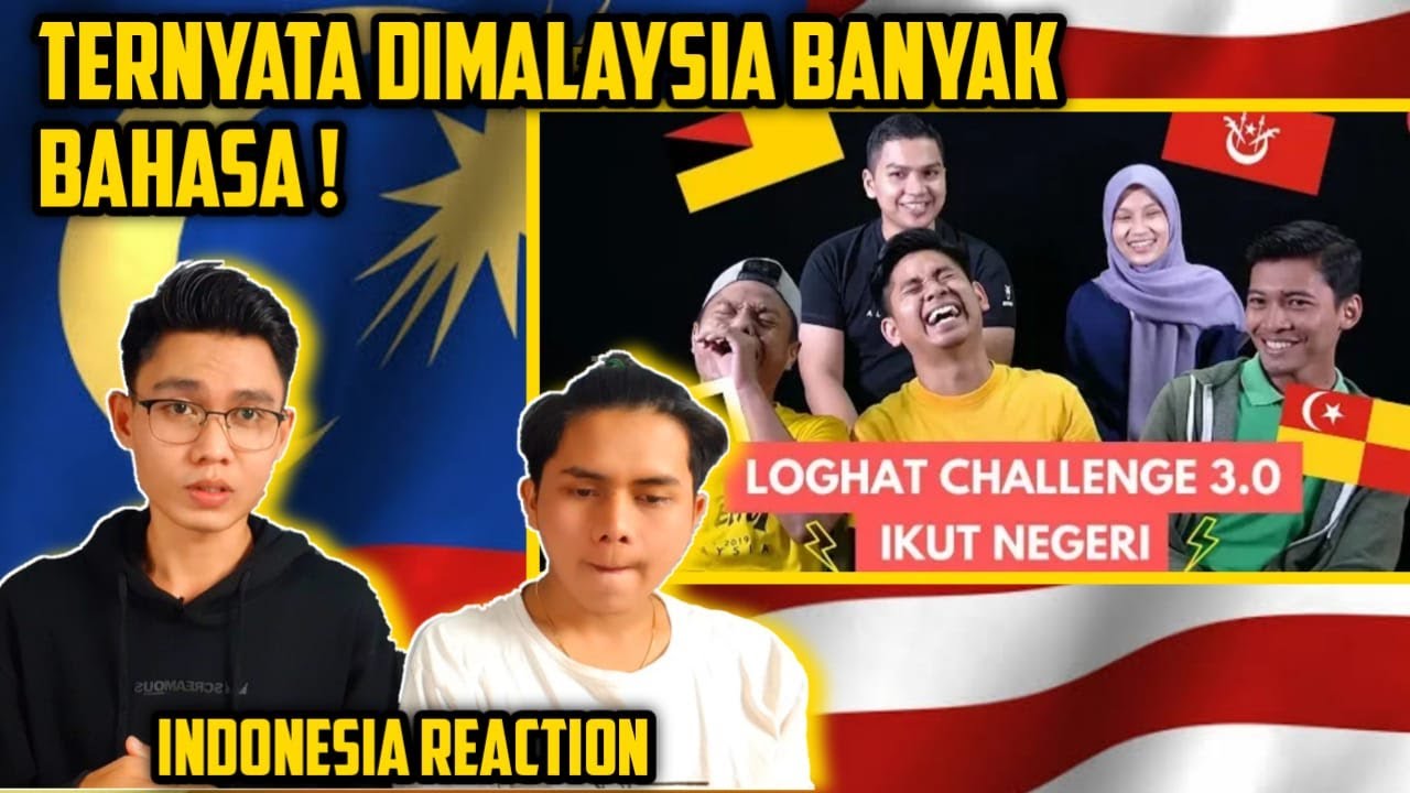 LOGHAT CHALLENGE MALAYSIA MENGIKUT NEGERI | JAWA, KELANTAN, NEGERI SEMBILAN, TERENGGANU (INDOREACT)