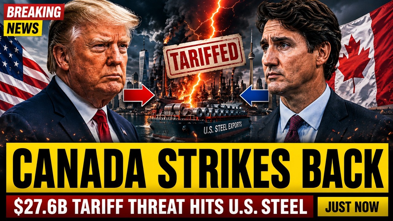 Canada Strikes Back: $27.6B Tariff Bombshell Threatens U.S. Steel