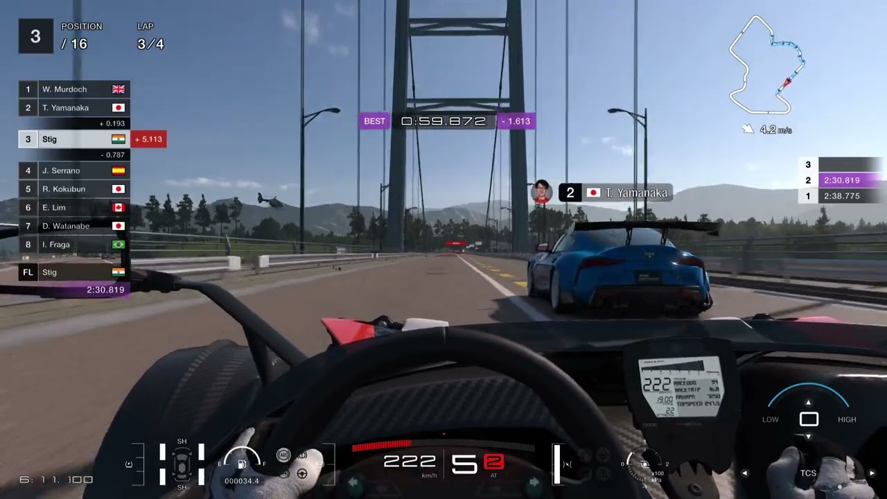Gran Tursimo 7: My best final lap battle yet