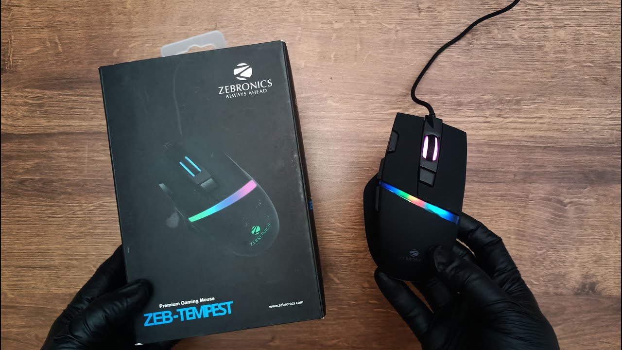 Zebronics Zeb Tempest Gaming Mouse | ASMR | V-Unbox