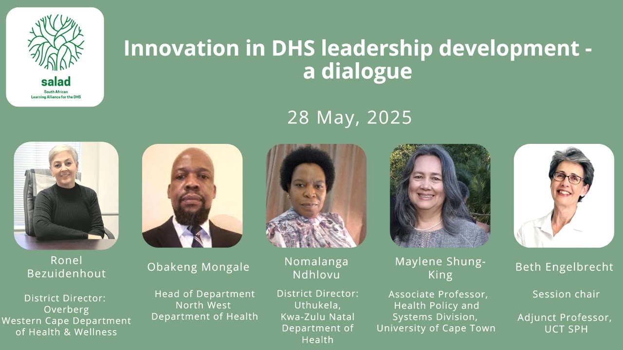 Innovation in DHS leadership innovation  - a dialogue