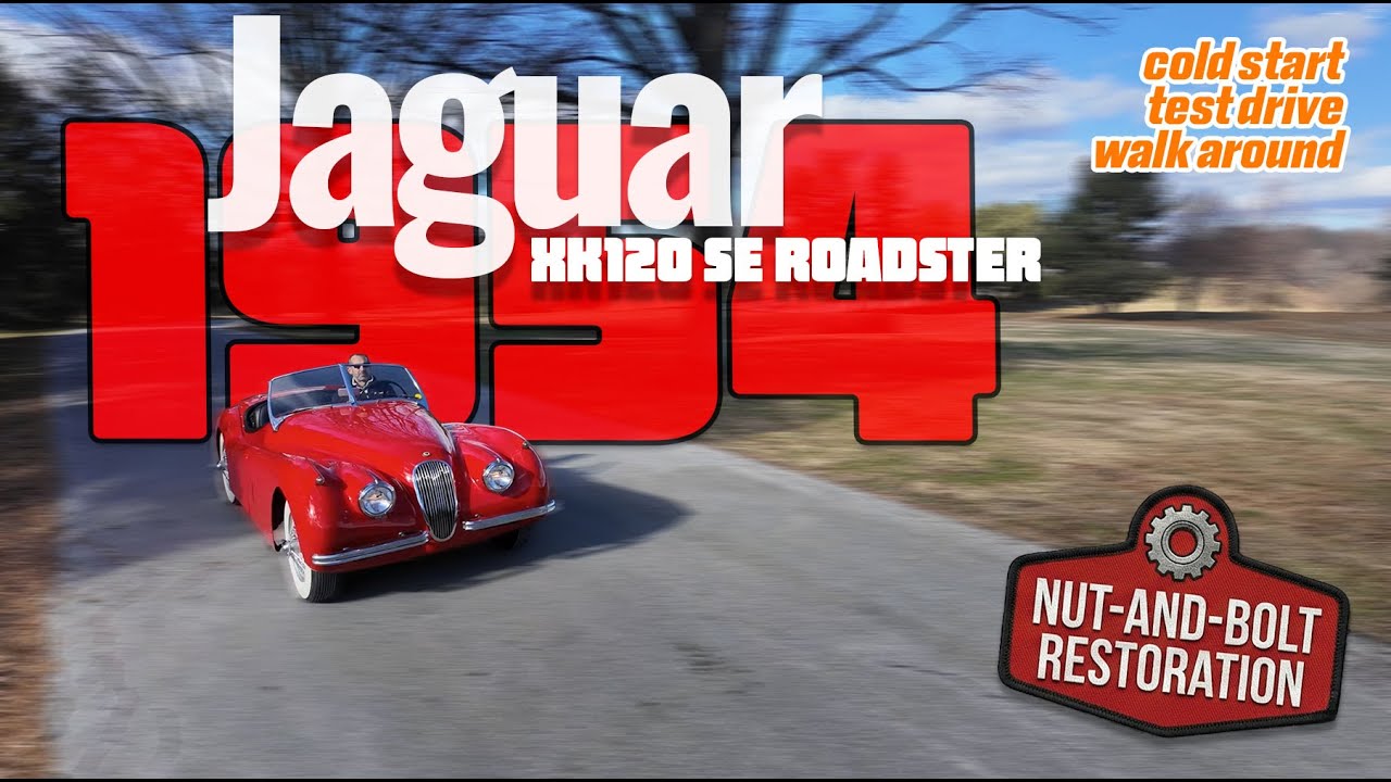 Jaguar XK120 SE Roadster 1954 года выпуска – цвет Carmen Red, полная реставрация, модель SE после...