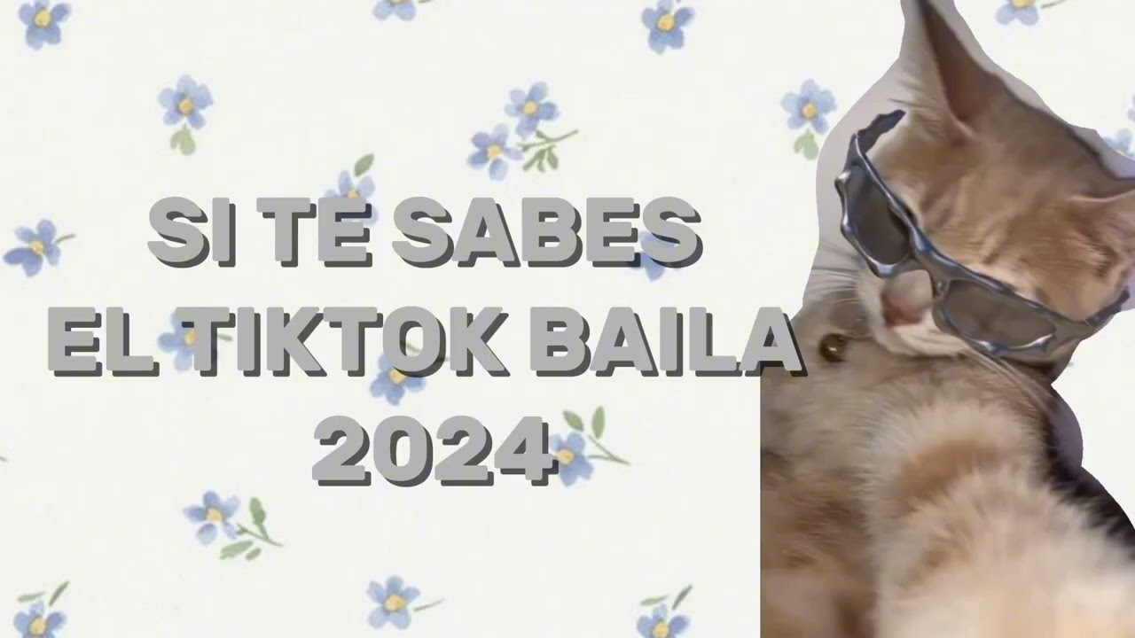 SI TE SABES EL TIKTOK BAILA 2024🇨🇱🇨🇱
