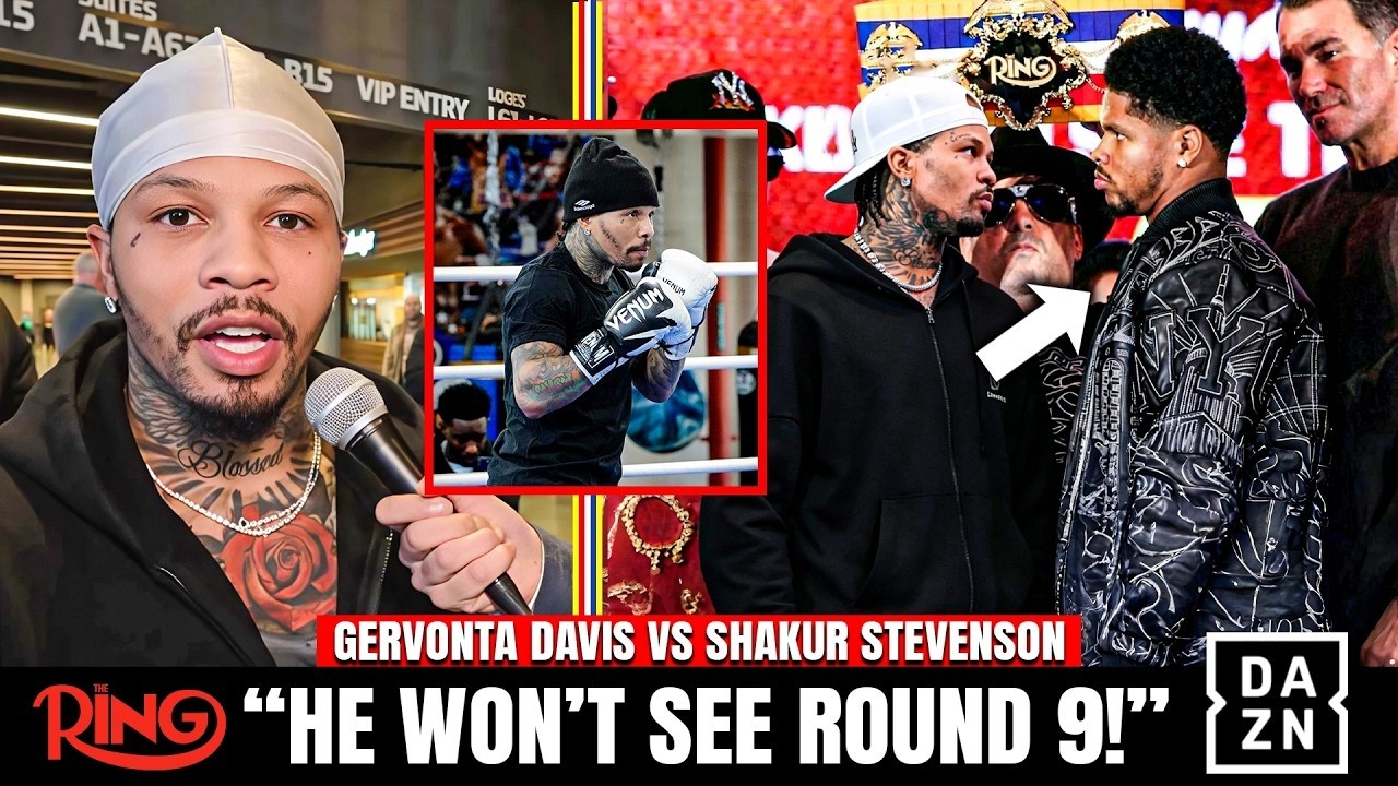 9TH ROUND KNOCKOUT!  Gervonta Davis Threatens Shakur Stevenson with Brutal Warning!