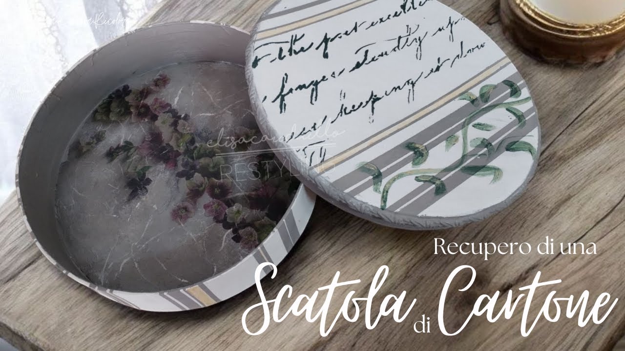 Decorare una Scatola con Fregi, Stencil e Decoupage | Tutorial DIY con Magic Paint e WoodUbend