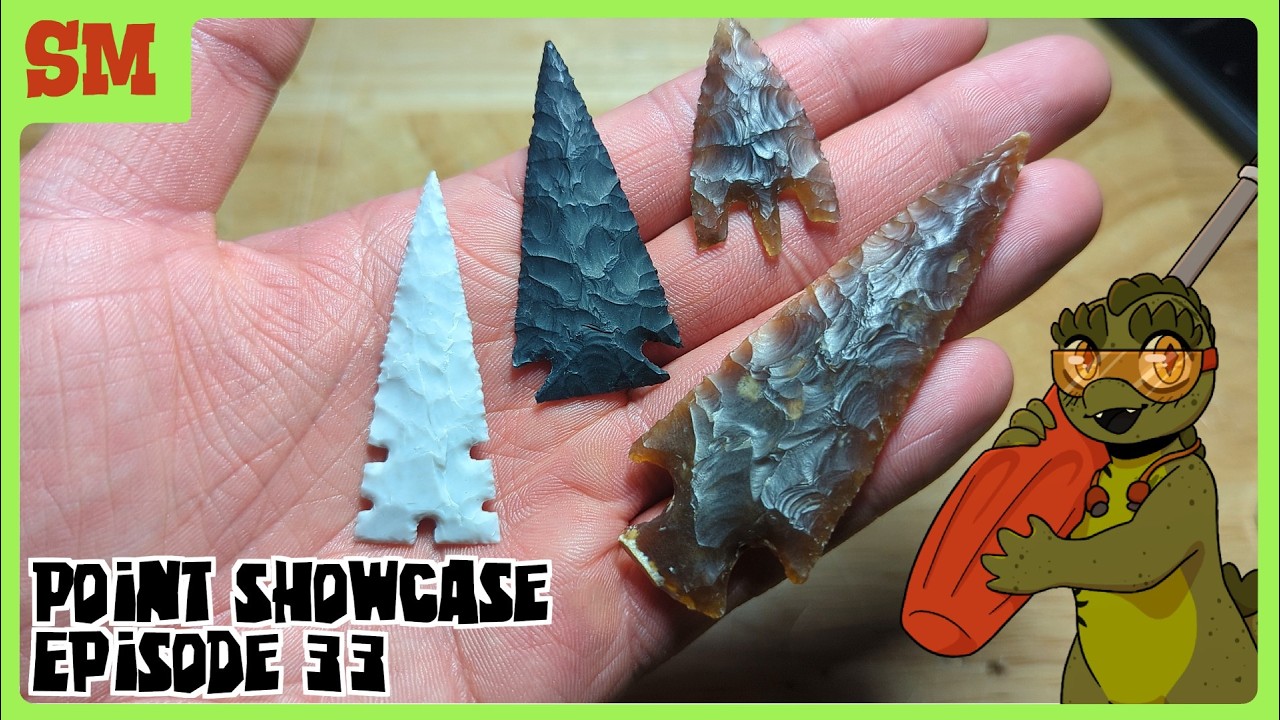 [SM] Point Showcase Episode 33 #flintknapping