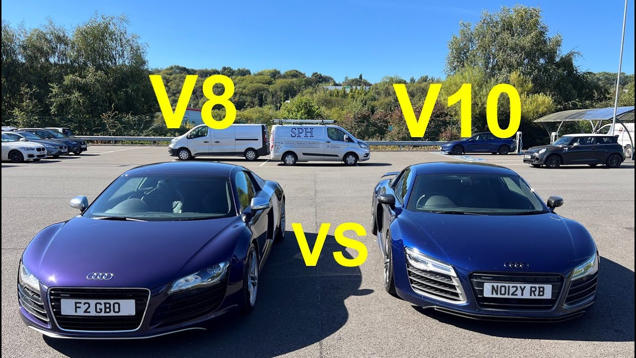 Битва Audi R8: V8 против V10 и МКПП против S-Tronic