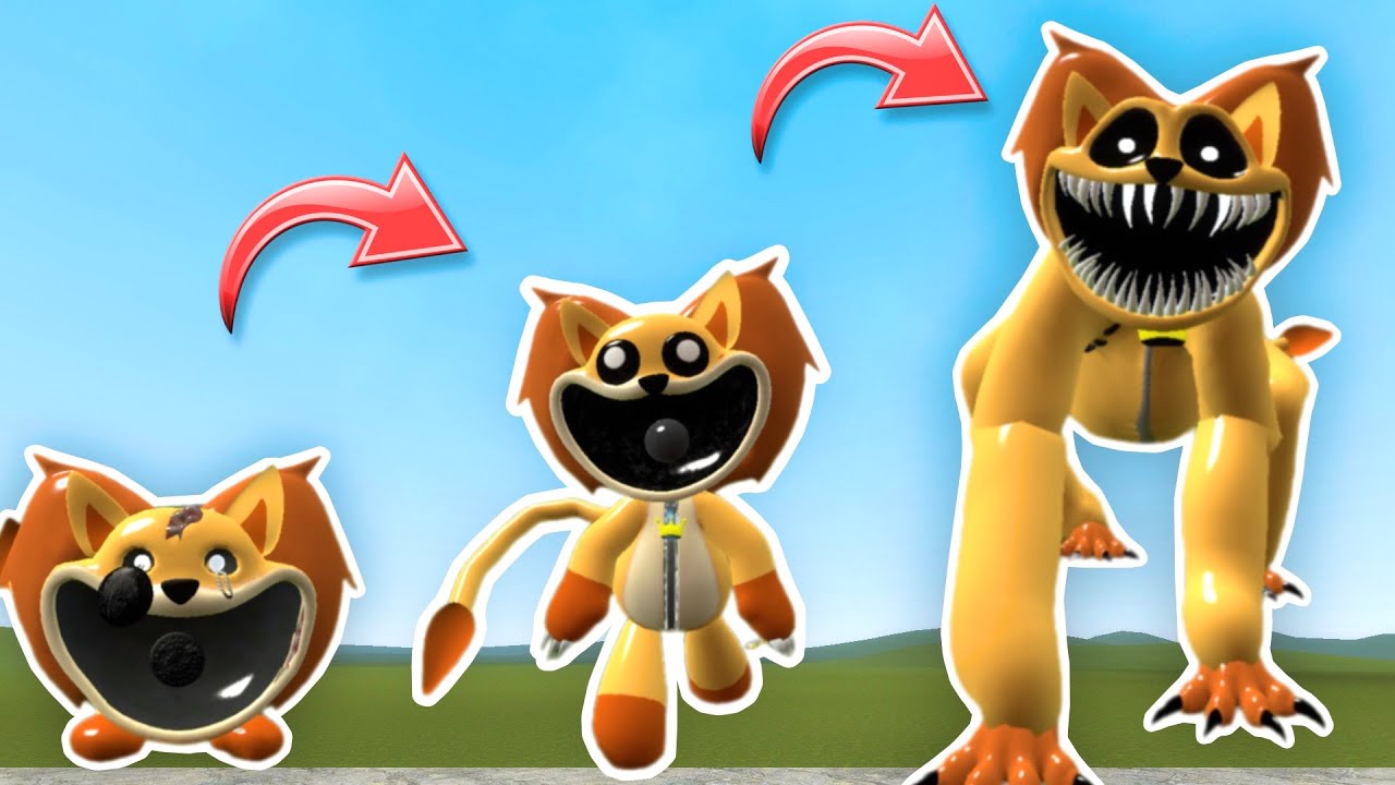 EVOLUTION OF NEW CLEVER CLAWS FORGOTTEN SMILING CRITTERS POPPY PLAYTIME CHAPTER 3 In Garry's Mod