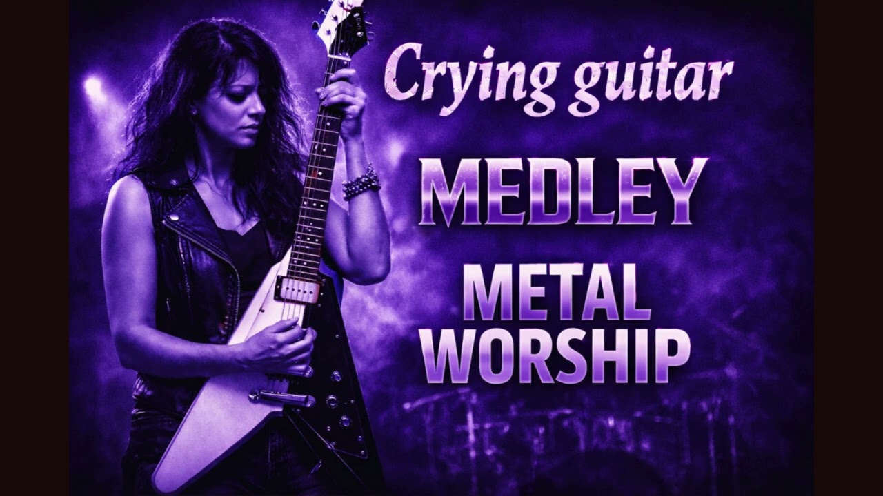 Crying Flying V Metal Worship Guitar Medley (97 MIN / 20 Song | Michael Schenker Style Instrumental