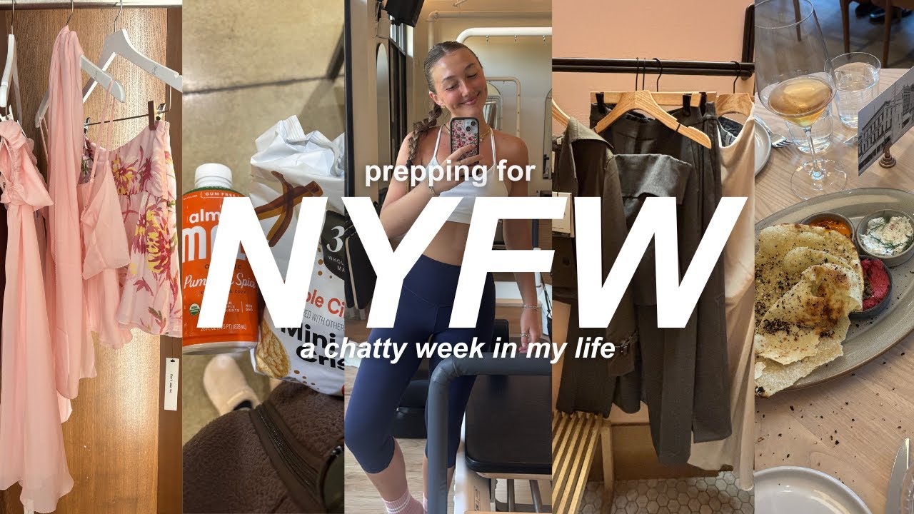prepping for New York Fashion Week | shopping, pilates & chats