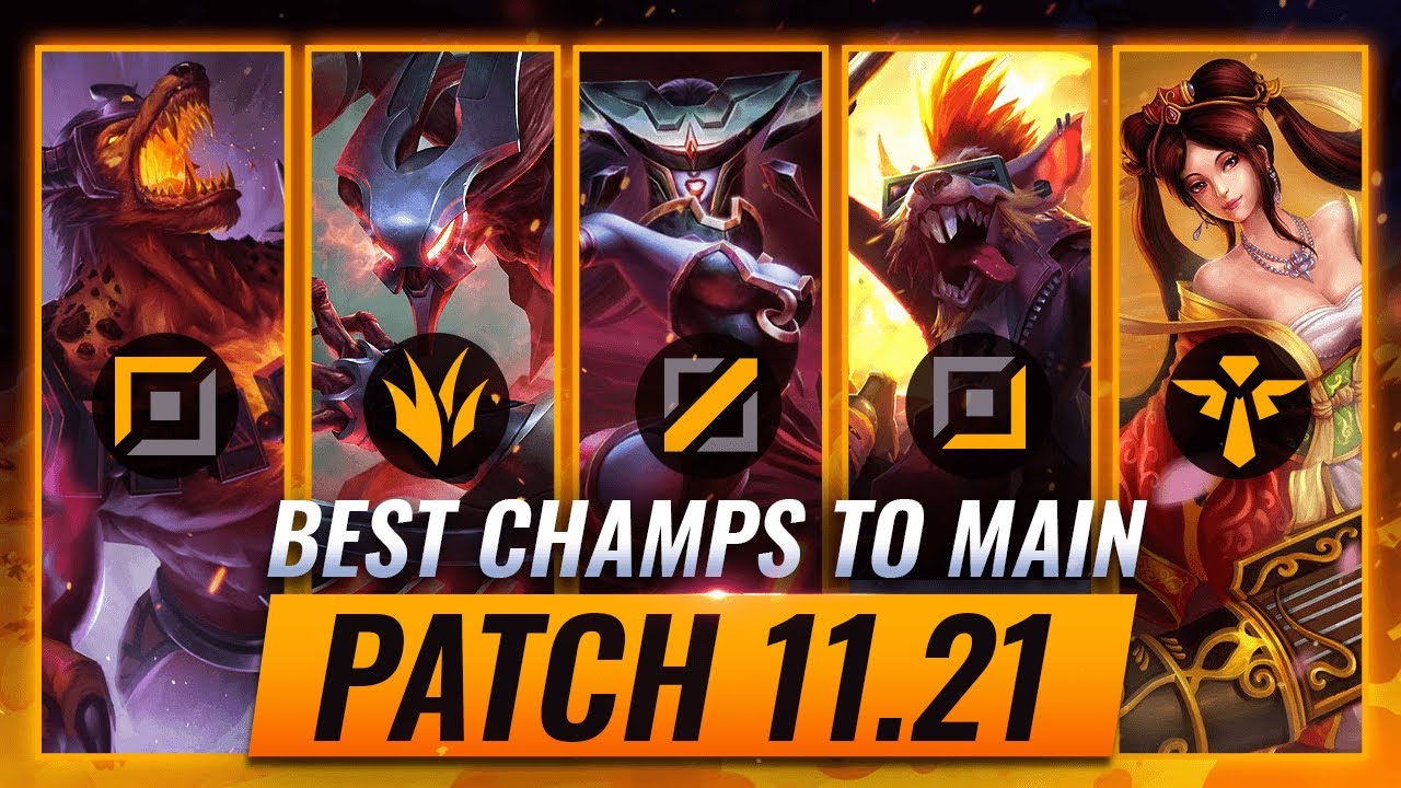3 BEST Champions To MAIN For EVERY ROLE in Patch 11.21 - League of Legends
