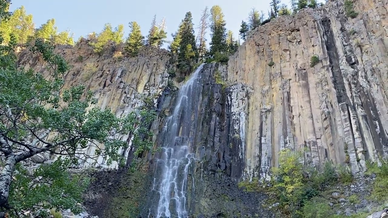 Palisade Falls, Gallatin National Forest. Near Yellowstone National Park. 