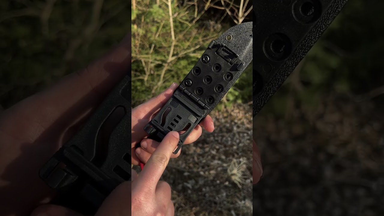 WTB Falcon Outdoormesser - Feststehend, Fulltang, G10, Kydex, 42a konform