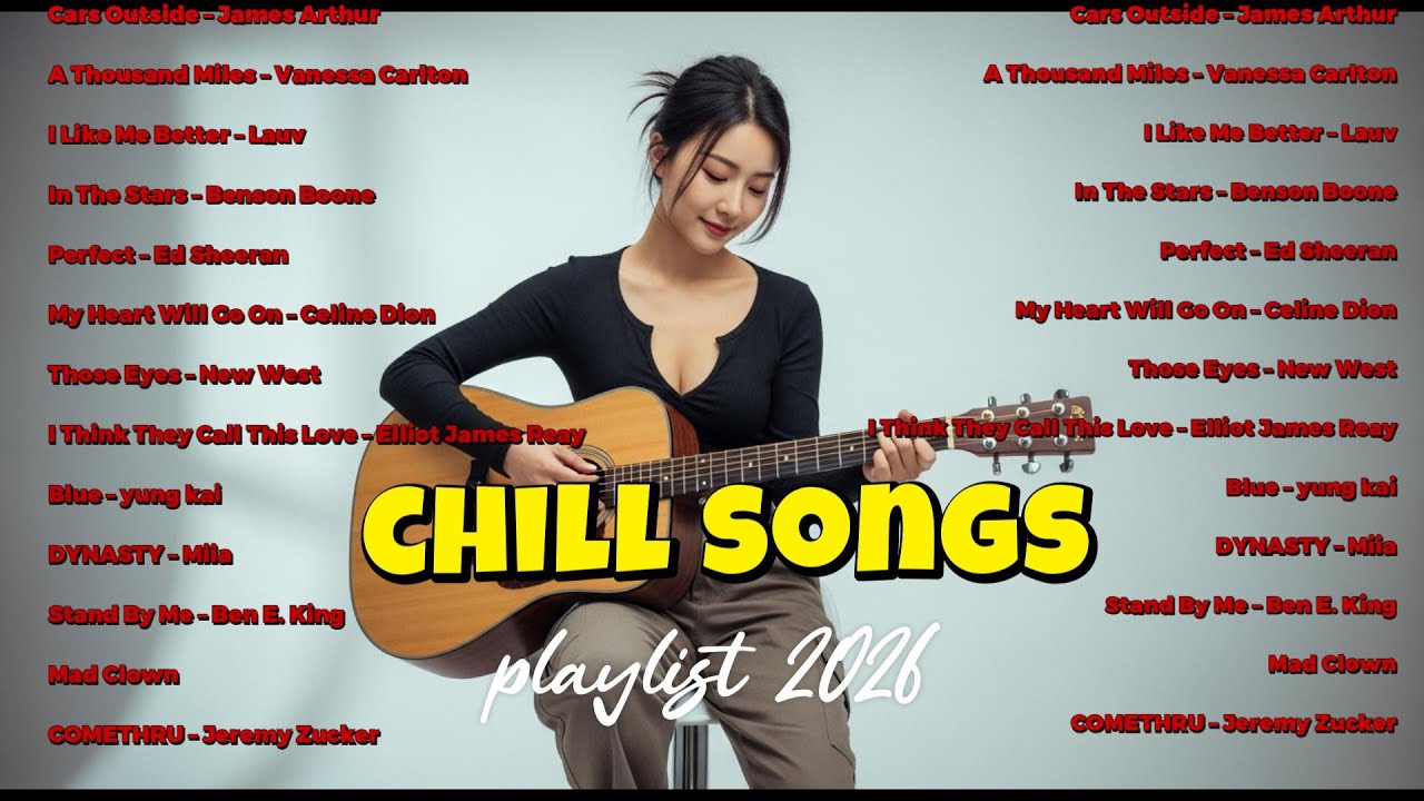 🎧 Chill Acoustic Songs Playlist |Soft English Covers for Calm, Relax & Late-Night Vibes|DYNASTY–Miia