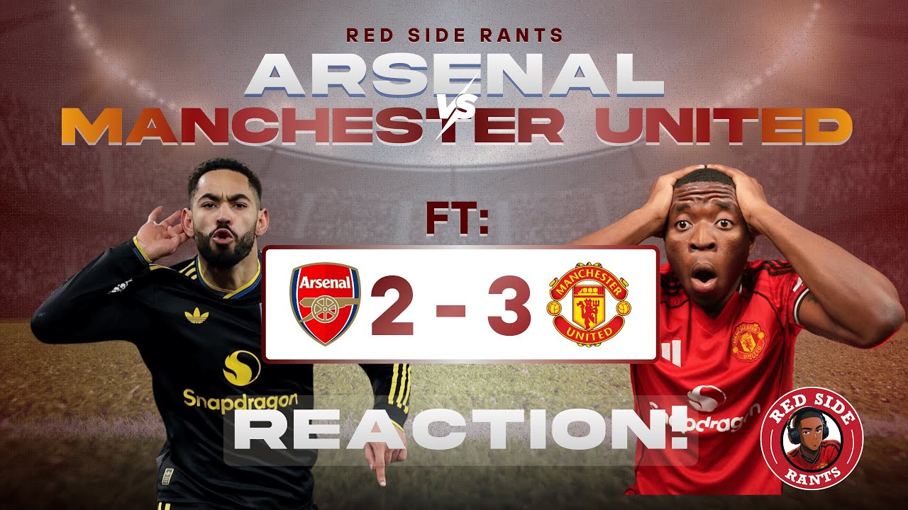 WHAT A GAME!!! CARRICK BALL, CUNHA MATCH WINNER | ARSENAL 2 - 3 MANCHESTER UNITED