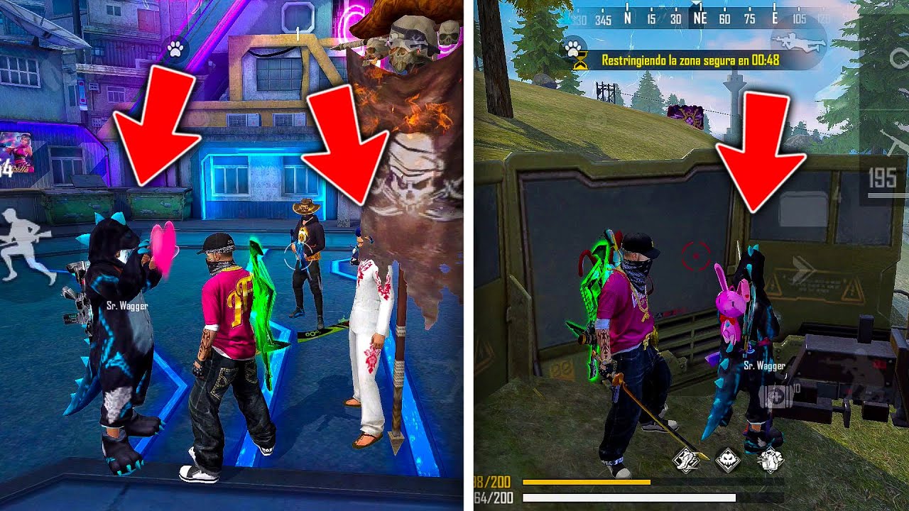 ESTE DINO ME DEFENDIO DE UN TOXICO Y DECIDI AYUDARLO A GANAR!! *OMG* FREE FIRE / CLASIFICATORIA