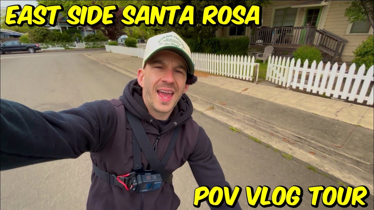 Santa Rosa California East Side Neighborhoods POV Vlog Tour
