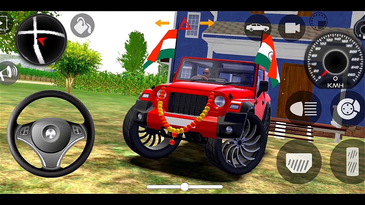 Modified Mahindra Thar😈Games:Indian Blue Thar (Gadi Wala Games) Car Game Android Game - #2025