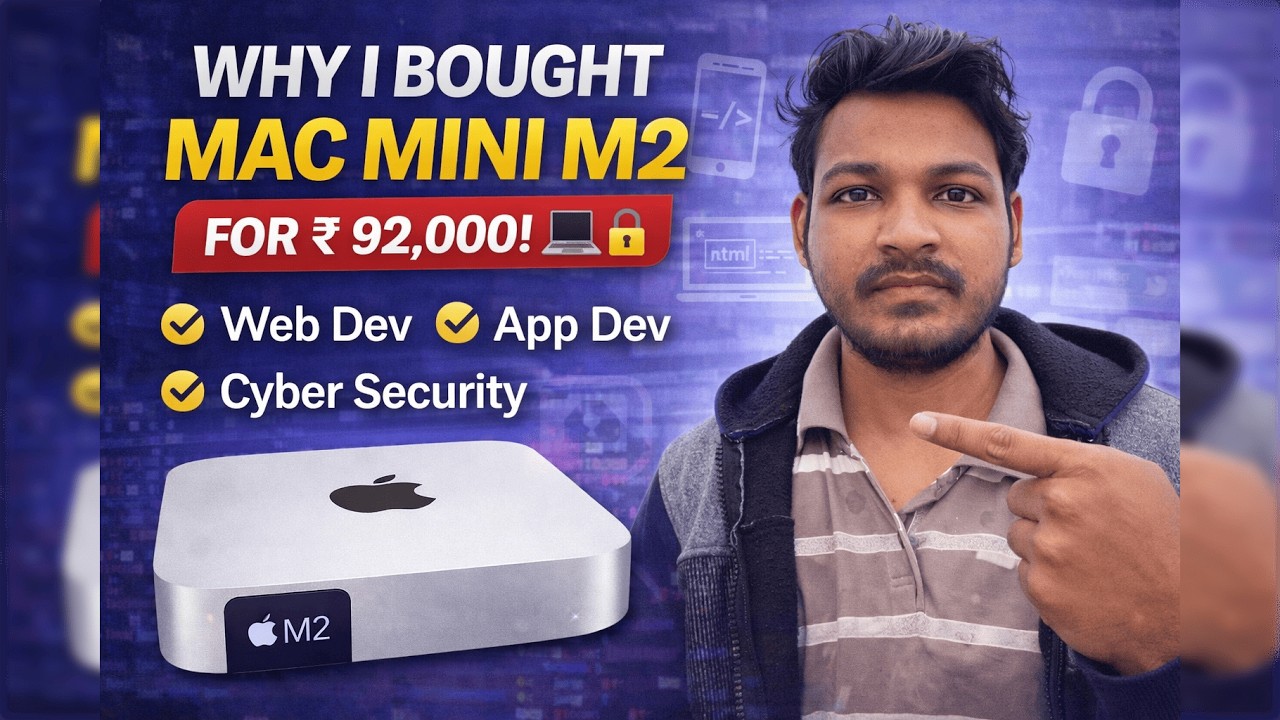👉 Why I Bought Mac Mini M2 for ₹92,000? Best for Developers & Cyber Security!