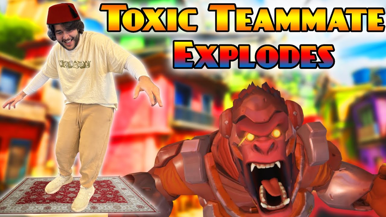 Toxic Virgin Overwatch 2 Teammate Blows up on Team
