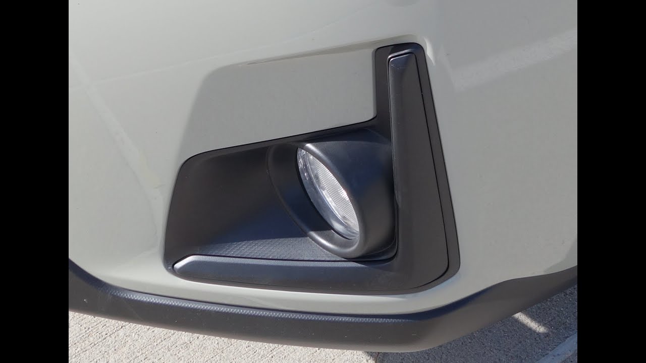 Subaru Crosstrek Fog Light Panel Removal and Blackout