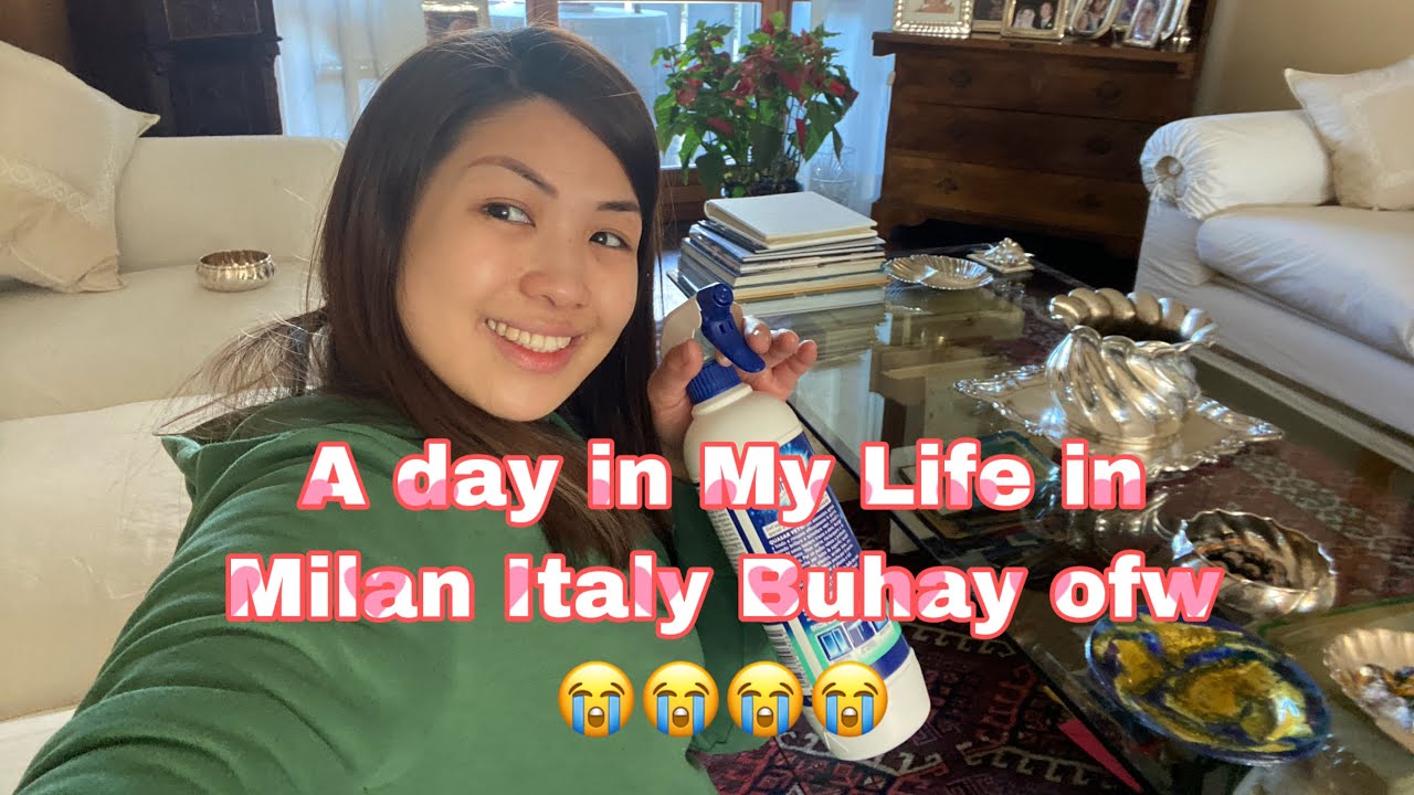 A DAY IN MY LIFE IN MILAN ITALY / Buhay Ofw sa ITAlia 😭😭😭