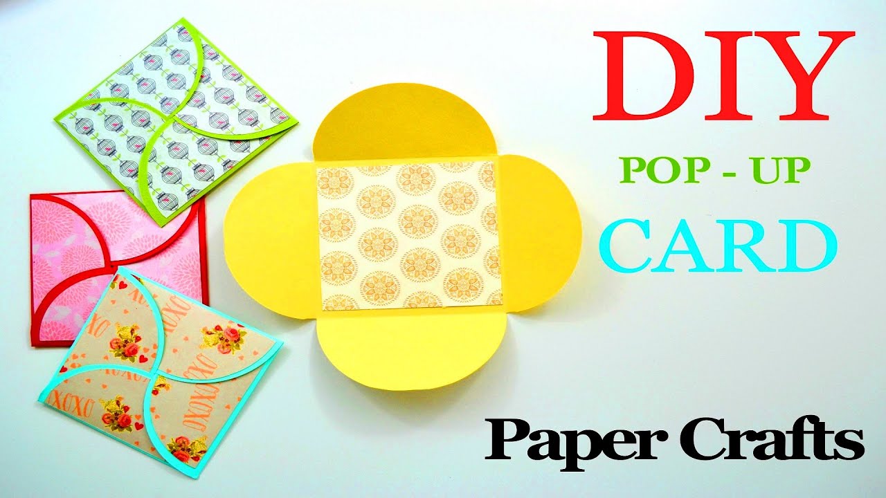 How to make a Greeting Paper Card | DIY Paper Crafts | Giulia's Art