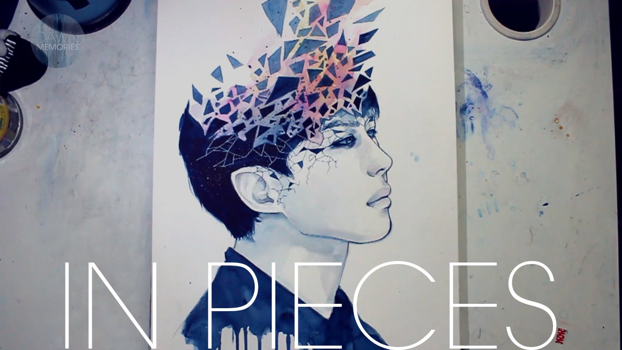 [ IN PIECES ] Watercolor Portrait