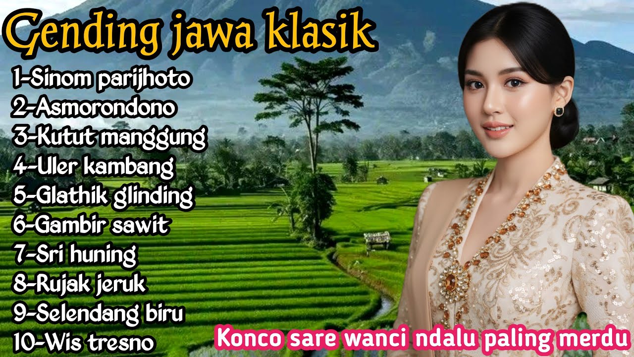 GENDING JAWA KONCO SARE WANCI NDALU PALING MERDU‼️UYON UYON GENDING  KLASIK TEMAN ISTIRAHAT