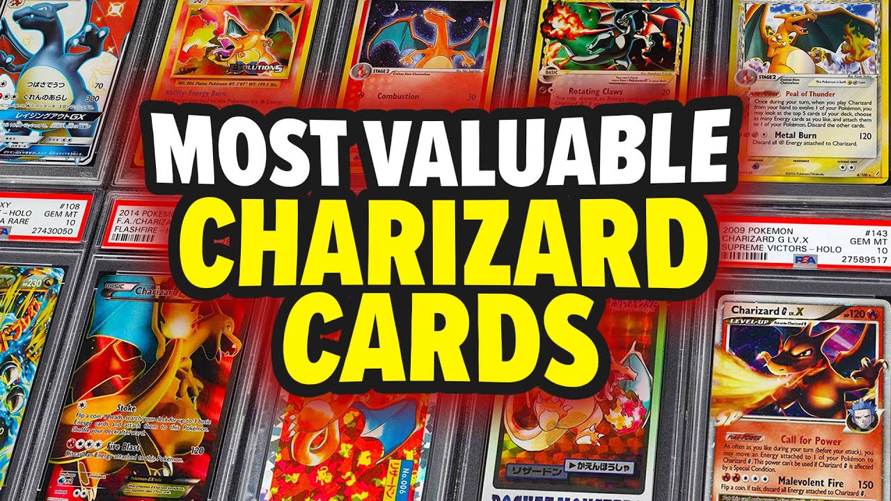 Top 25 Most Valuable Charizard Pokemon Cards OF ALL TIME 🎆🔥You Won't Believe These Prices! 😱