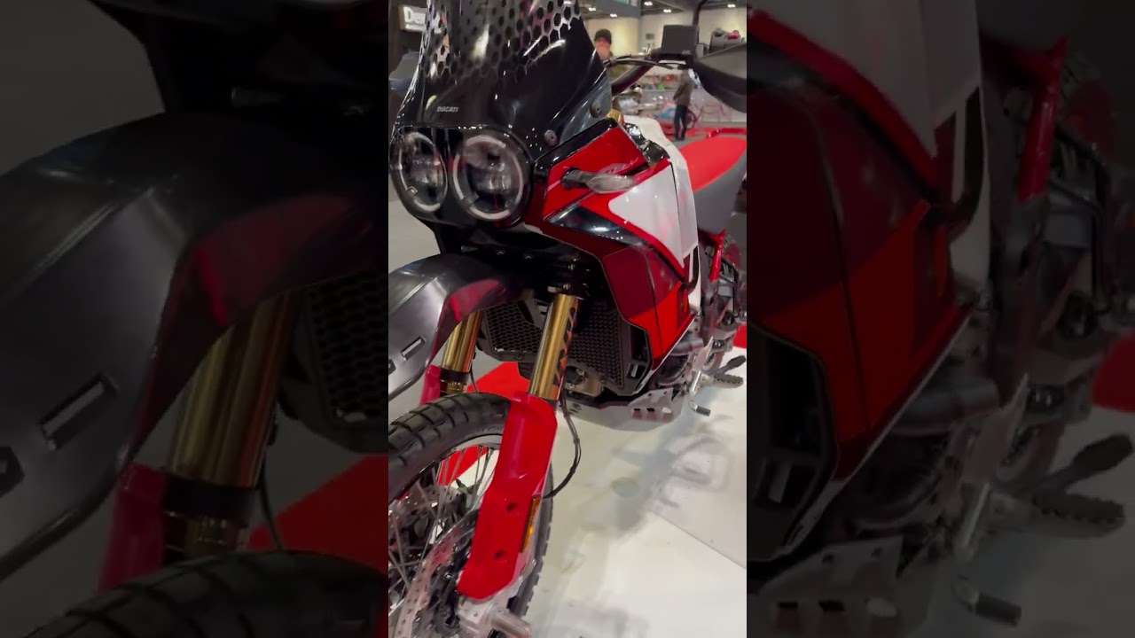 Brand New Ducati DesertX Rally at MCN London 2025 @ducati #motorcycle  #ducati #bikelife